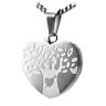 Celtic Tree of Life Heart Shaped Stainless Steel Fashion Pendant Necklace II - Matties Modern Jewelry