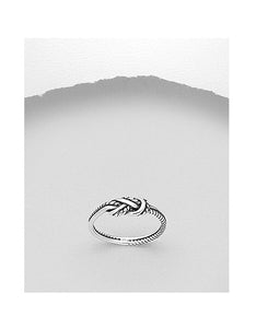 Ornate Infinity Love Knot Sterling Silver .925 Ring Sizes 5-9 - Matties Modern Jewelry