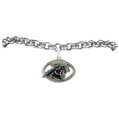 Carolina Panthers NFL Football Charm Dangle Women's Fashion Chain Bracelet - Matties Modern Jewelry