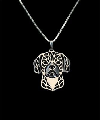 Puggle Dog Canine Collection Silver Tone Metal Fashion Pendant Necklace - Matties Modern Jewelry