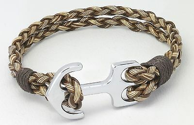 Inspirational Unisex Nautical Anchor Brown Leather Fashion Bracelet Wristband - Matties Modern Jewelry