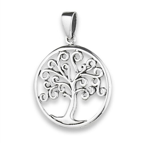 Celtic Tree of Life Sterling Silver Fashion Pendant Necklace S09352 - Matties Modern Jewelry