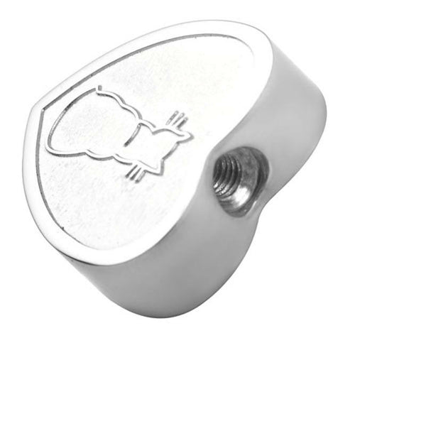 Cat Feline Cremation Urn Memorial Silver Stainless Steel Pendant Necklace - Matties Modern Jewelry