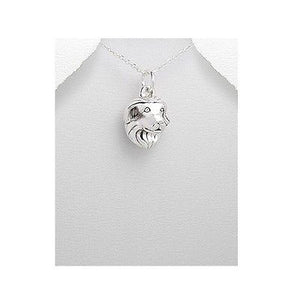 Sterling Silver .925 Retriever Puppy Dog Pendant Necklace - Matties Modern Jewelry